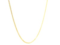 14k Yellow Gold Oval Cable Link Chain (1.20 mm)