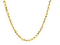 14k Yellow Gold Solid Rope Chain (2.50 mm)