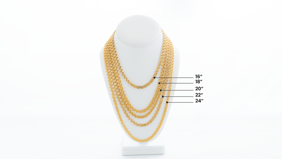 Chino Link Chain in 10k - 75g