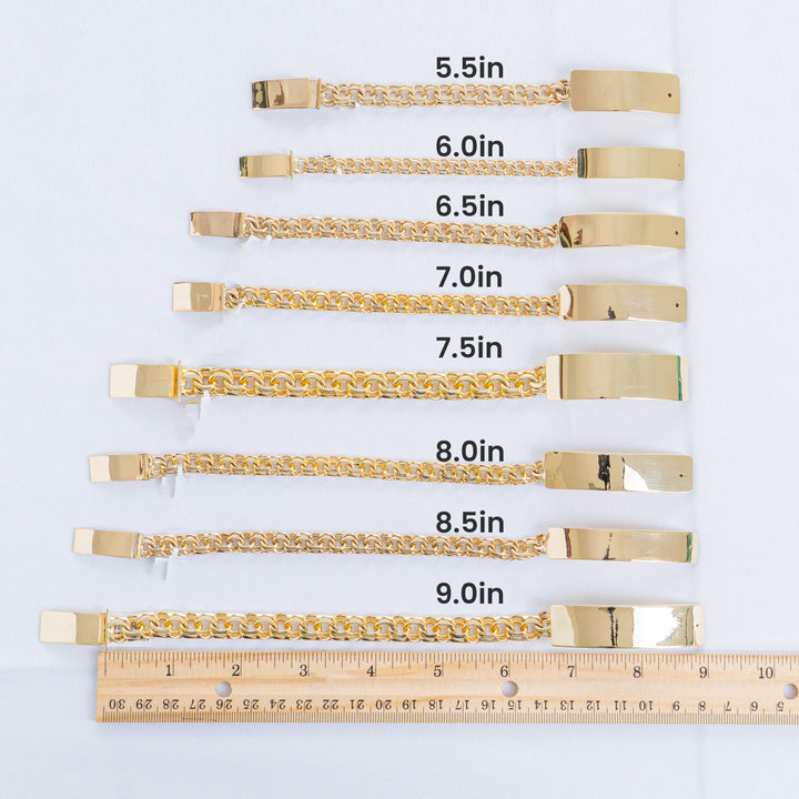 Chino Link Bracelet in 10k - 55g