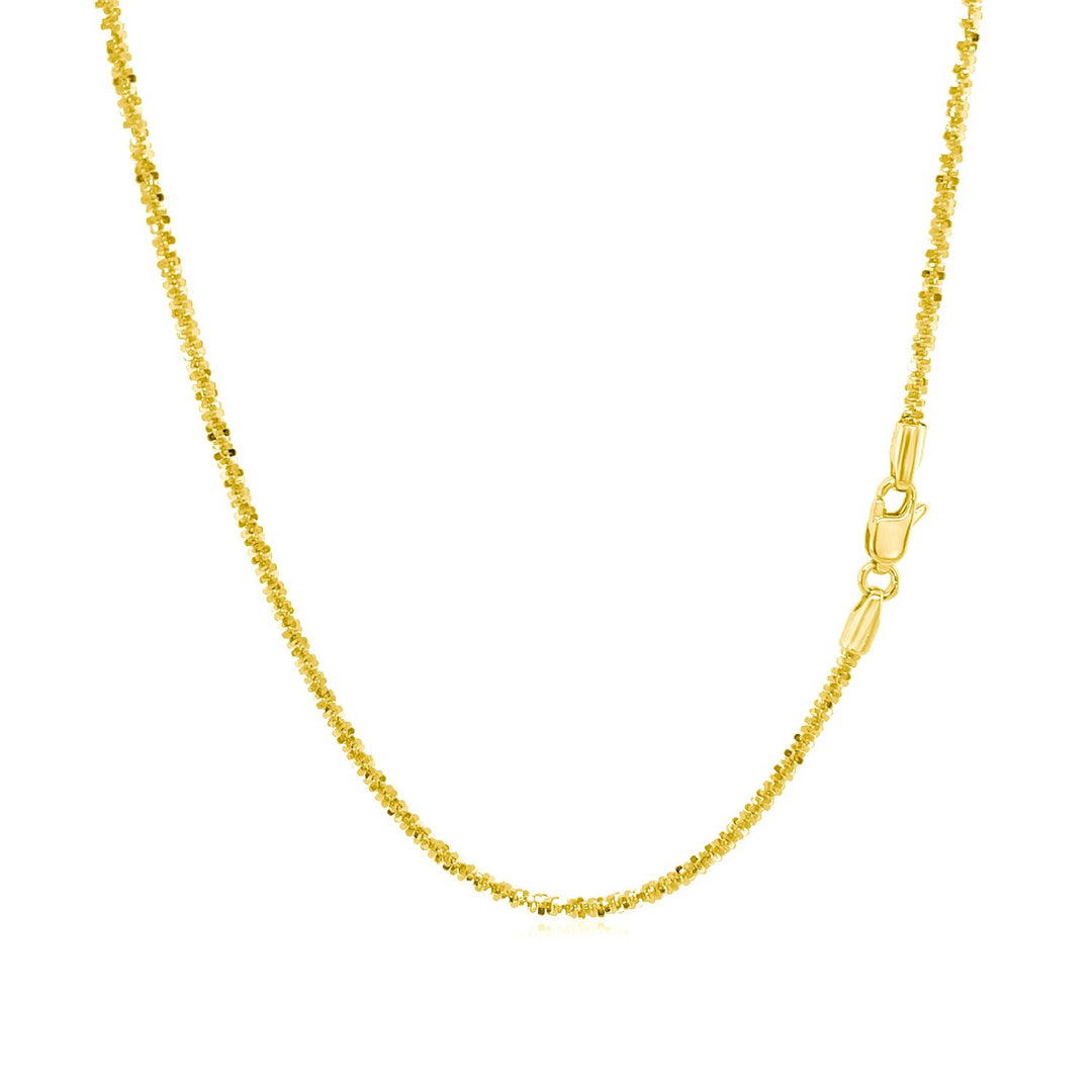 14k Yellow Gold Sparkle Chain (1.50 mm)