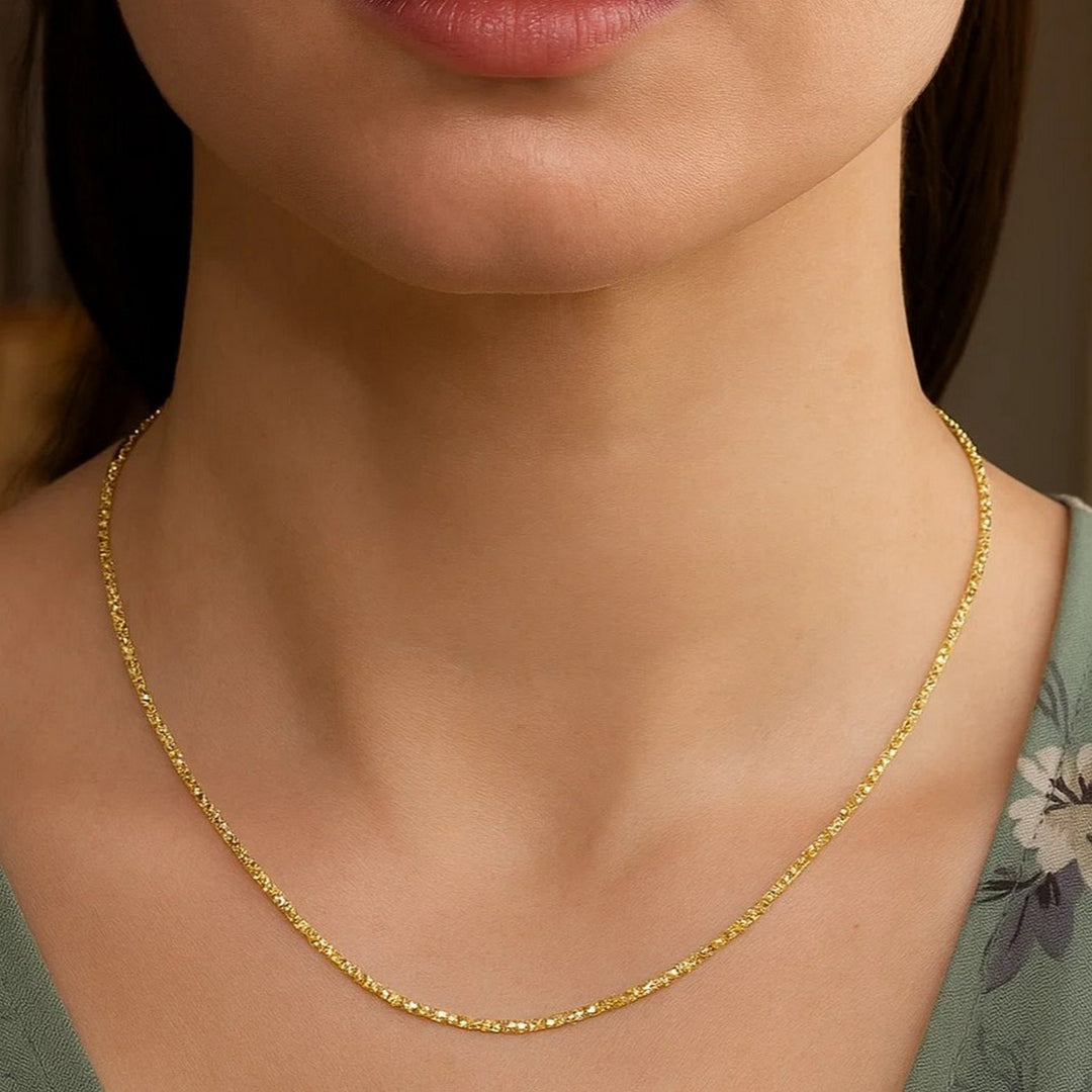 14k Yellow Gold Sparkle Chain (1.50 mm)