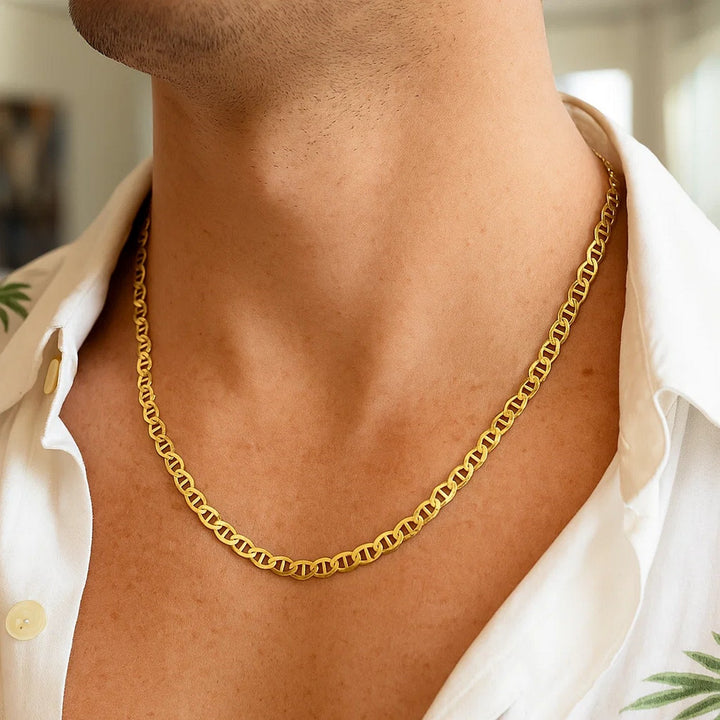 14k Yellow Gold Mariner Link Chain (5.50 mm)