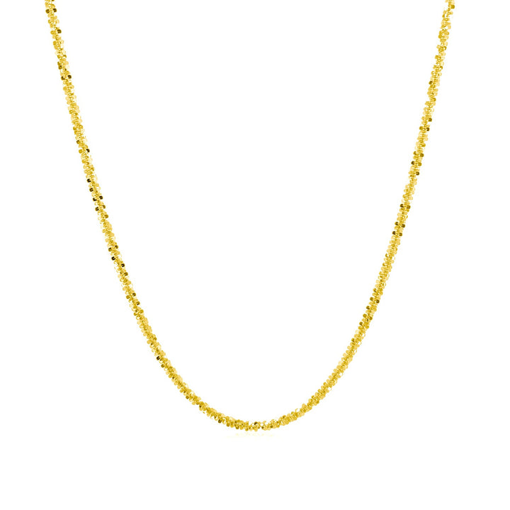 10k Yellow Gold Sparkle Chain 1.50 mm)