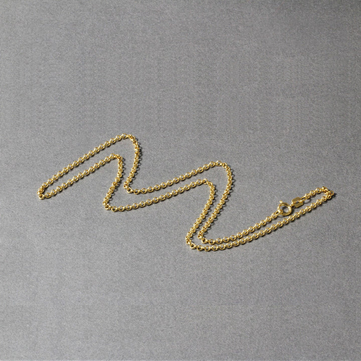 10k Yellow Gold Rolo Chain  (1.90 mm)