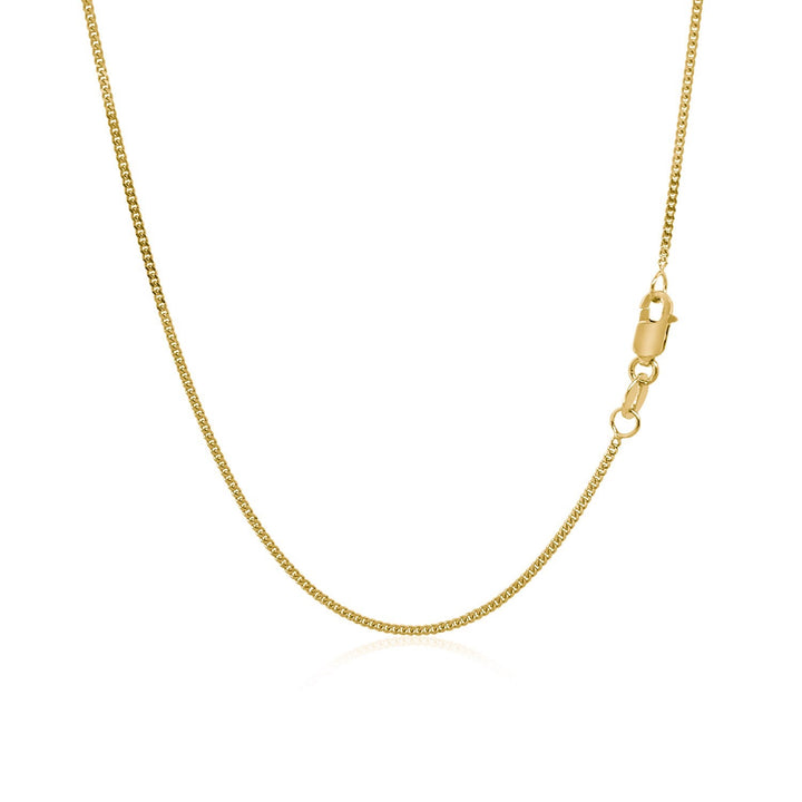 10k Yellow Gold Gourmette Chain 1.0mm (1.00 mm)