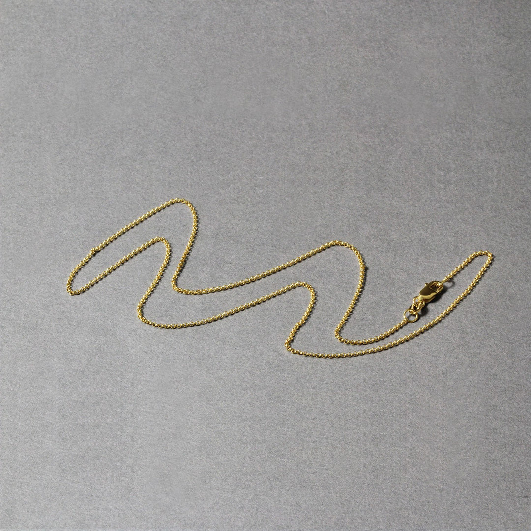 14k Yellow Gold Diamond Cut Rolo Chain (1.10 mm)