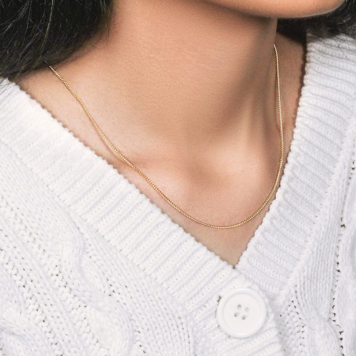 10k Yellow Gold Gourmette Chain (1.40 mm)