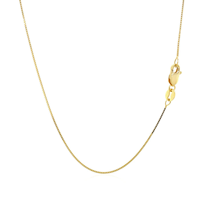 14k Yellow Gold Classic Box Chain (0.60 mm)