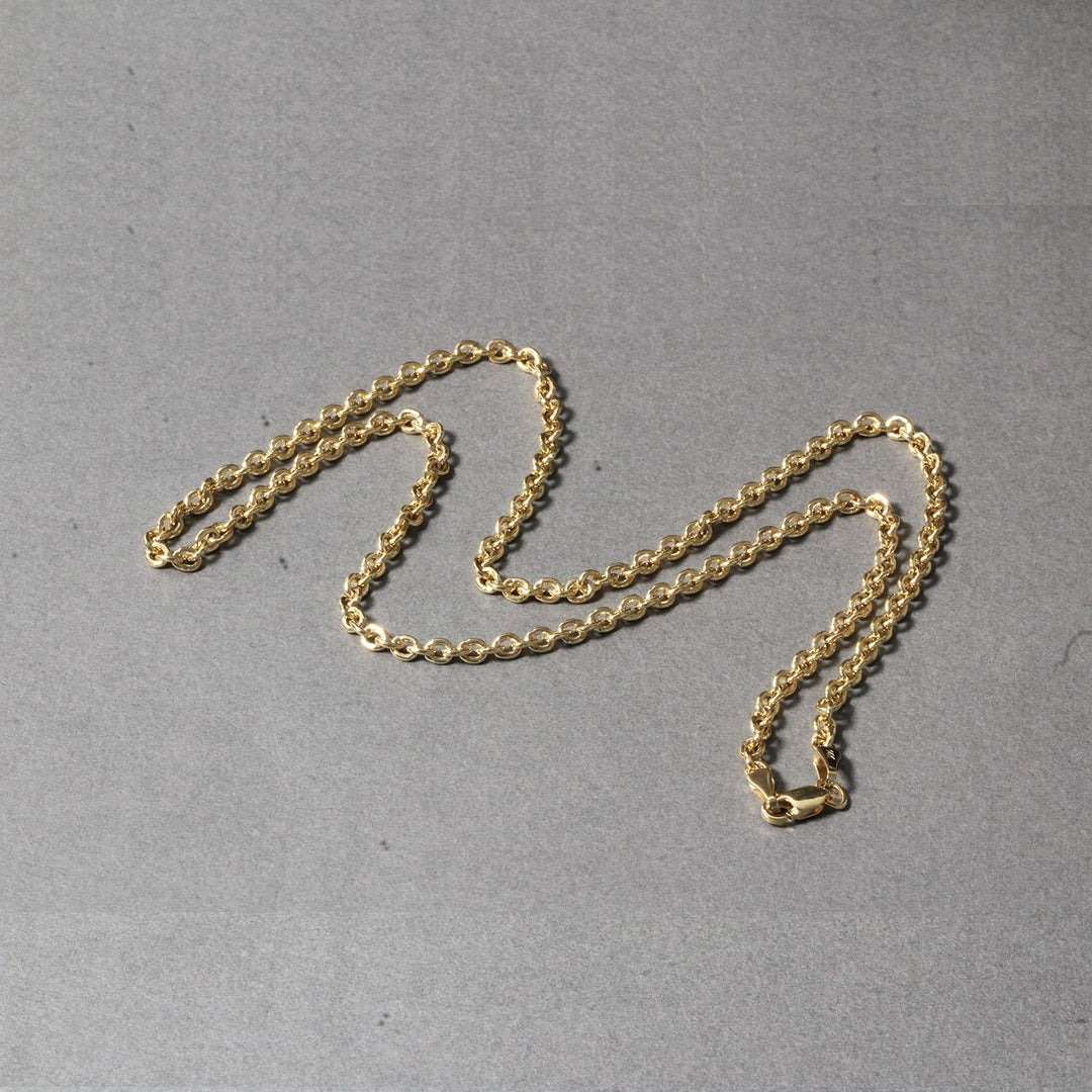 14k Yellow Gold Forsantina Lite Cable Link Chain (2.90 mm)