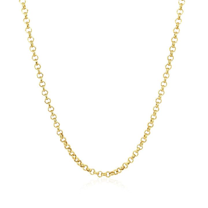 14k Yellow Gold Rolo Chain (2.50 mm)