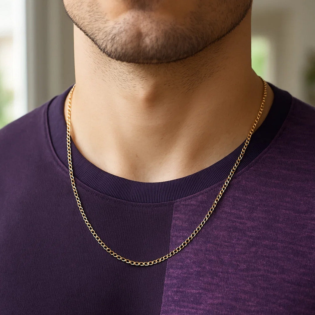 14k Yellow Gold Rolo Chain (2.5 mm)
