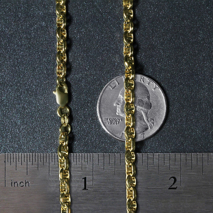 14k Yellow Gold Anchor Chain (4.50 mm)