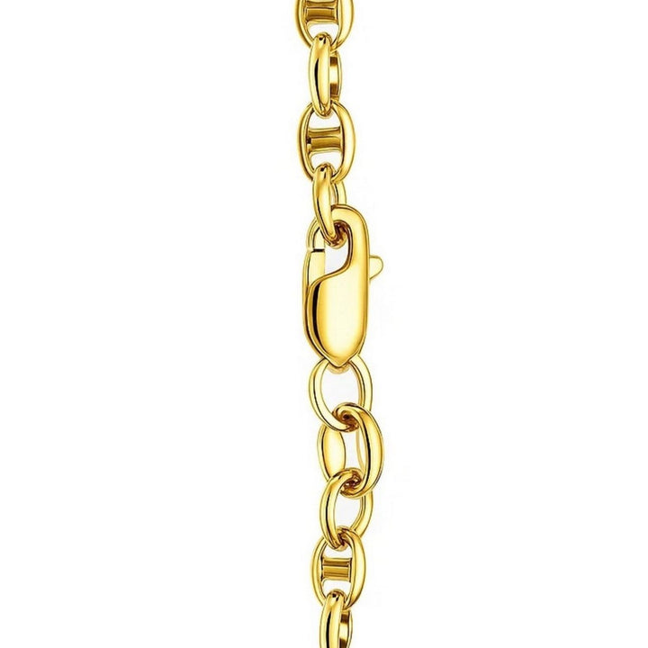 14k Yellow Gold Anchor Chain (4.50 mm)