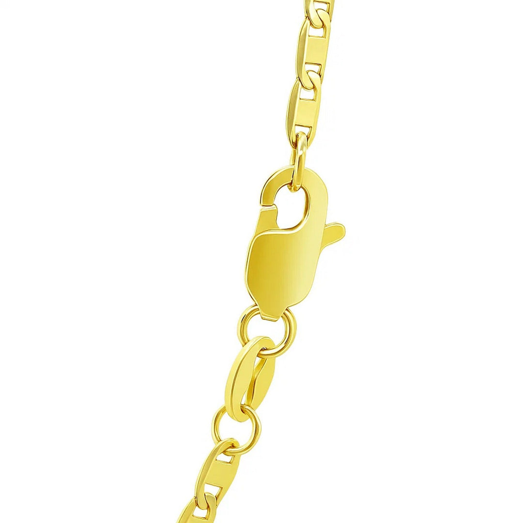 14k Yellow Gold Mariner Link Chain (3.20 mm)