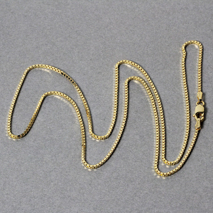 14k Yellow Gold Classic Box Chain (1.10 mm)