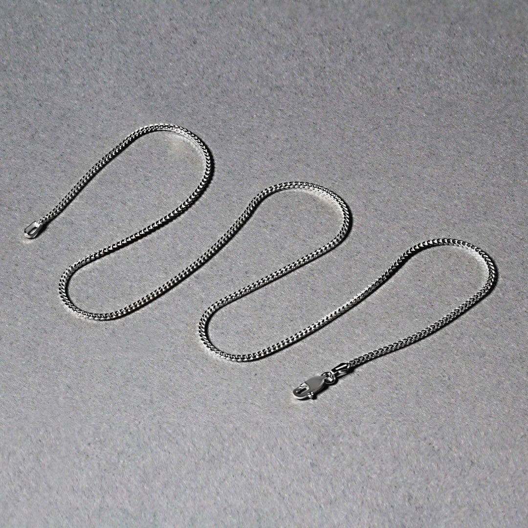 14k White Gold Franco Chain (1.20 mm)