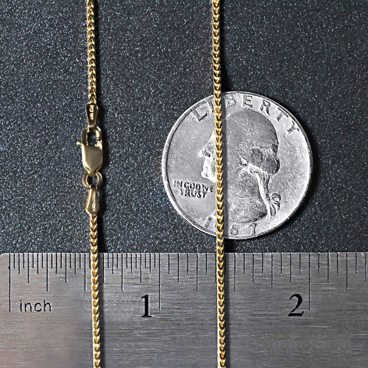 14k Yellow Gold Franco Chain (1.20 mm)