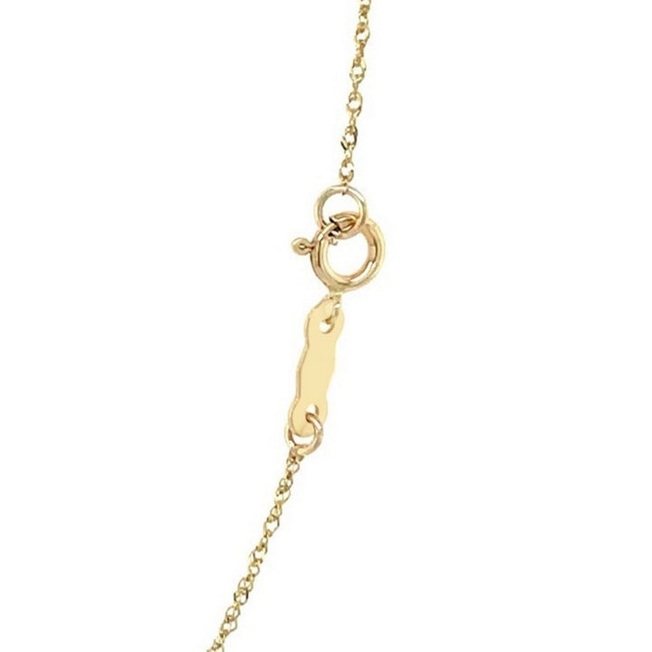 14k Yellow Gold Singapore Chain 0.81 mm