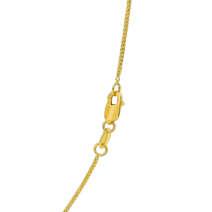 14k Yellow Gold Gourette Chain 1.0mm (1.00 mm)