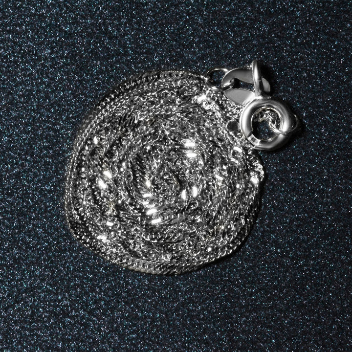 14k White Gold Singapore Chain (1.30 mm)