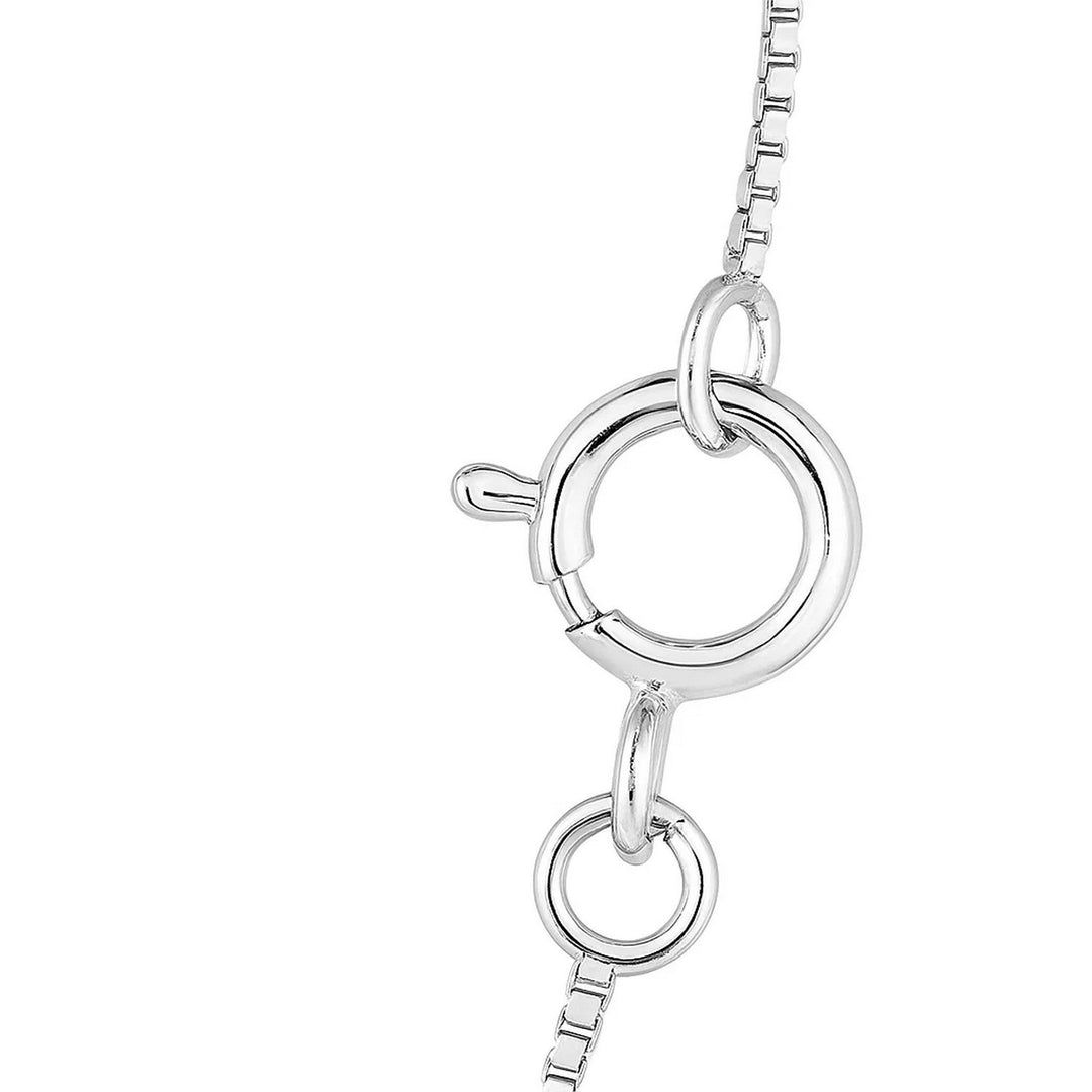 14k White Gold Classic Box Chain (0.45 mm)