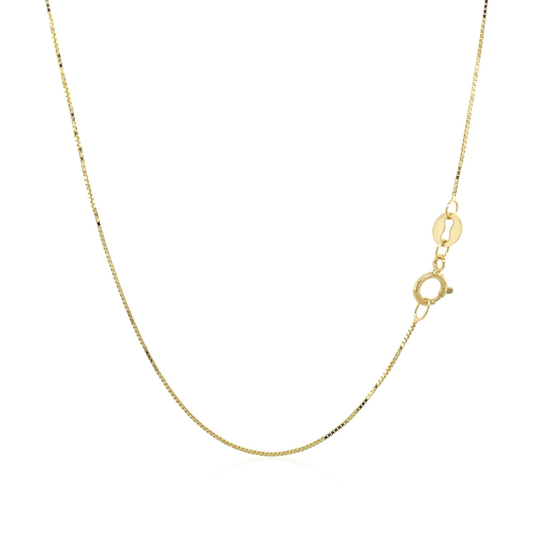 14k Yellow Gold Classic Box Chain (0.60 mm)