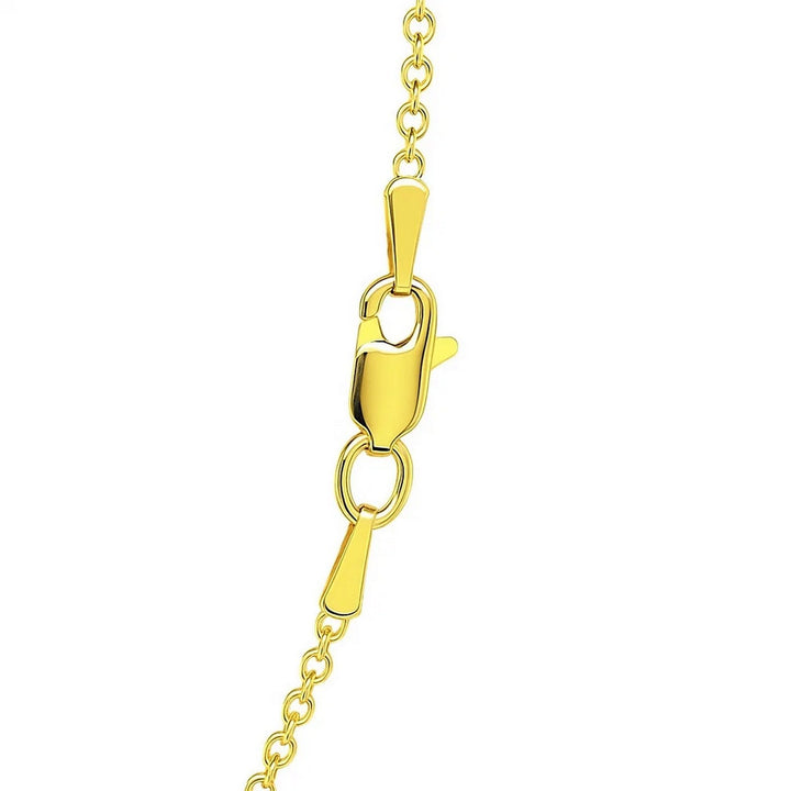 14k Yellow Gold Forsantina Lite Cable Link Chain (1.50 mm)