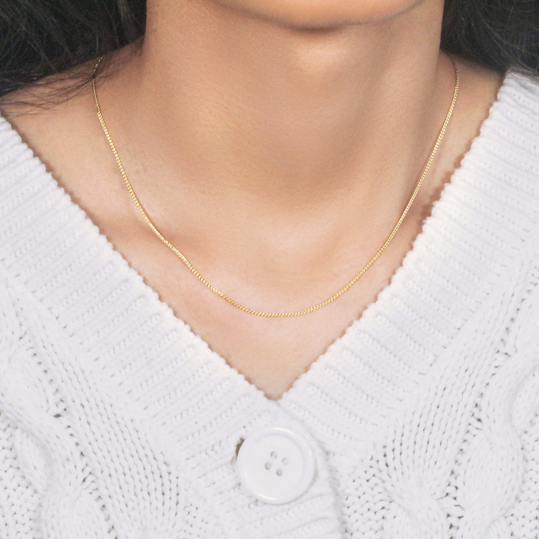 10k Yellow Gold Wheat Chain 1.0mm (1.00 mm)