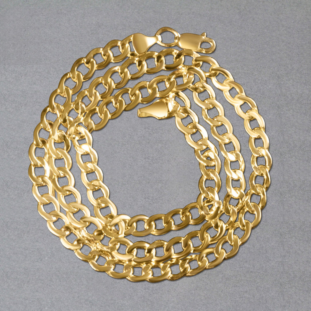 14k Yellow Gold Curb Chain (5.30 mm)