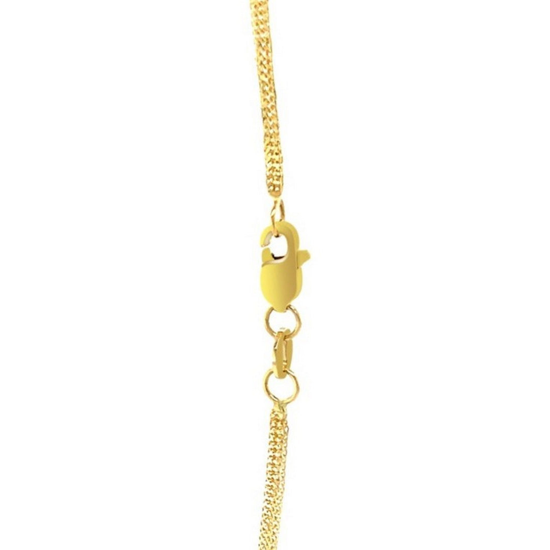14k Yellow Gold Foxtail Chain (1.00 mm)