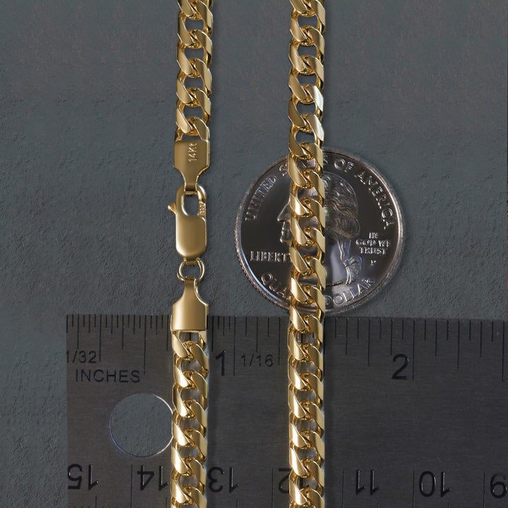 10k Yellow Gold Lite Figaro Chain (6.60 mm)