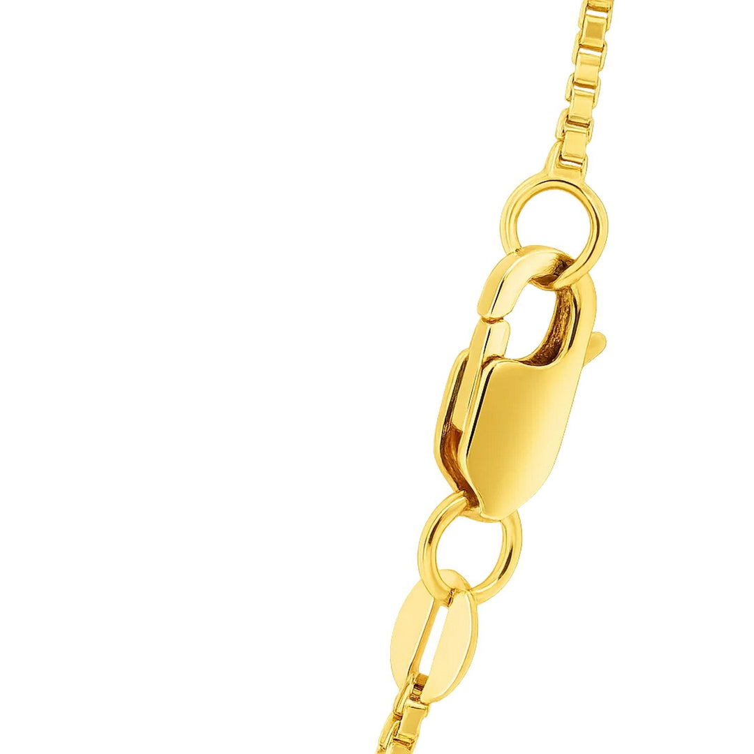 14k Yellow Gold Classic Box Chain (0.68 mm)