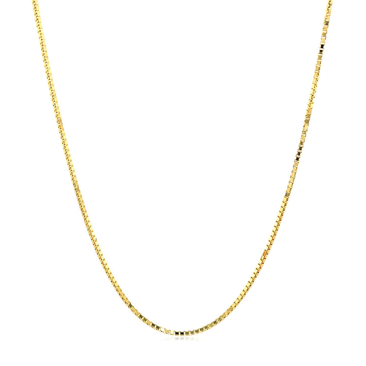 14k Yellow Gold Octagonal Box Chain (1.00 mm)