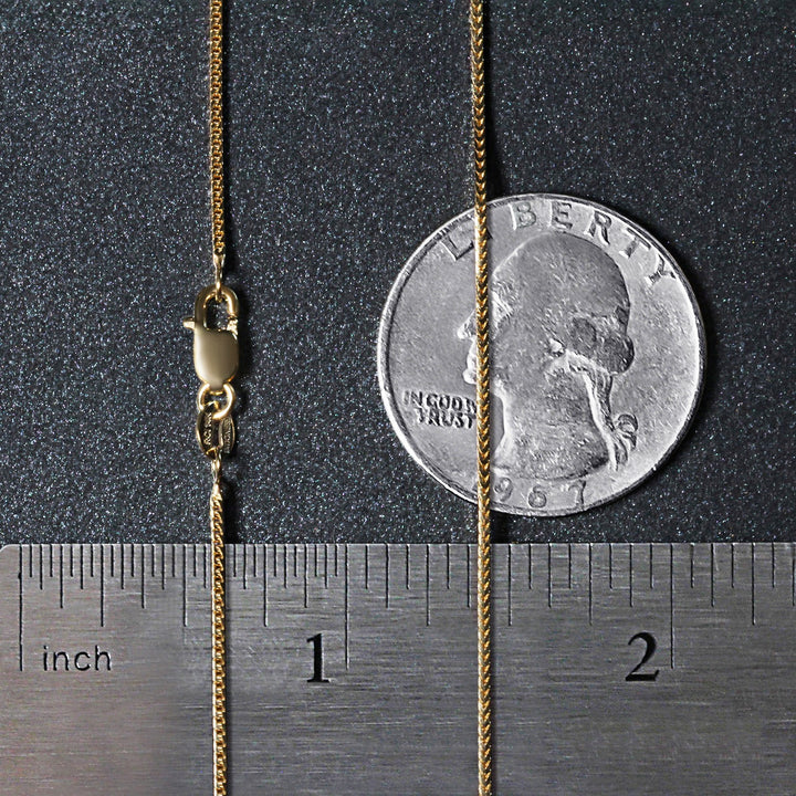 14k Yellow Gold Franco Chain (0.90 mm)