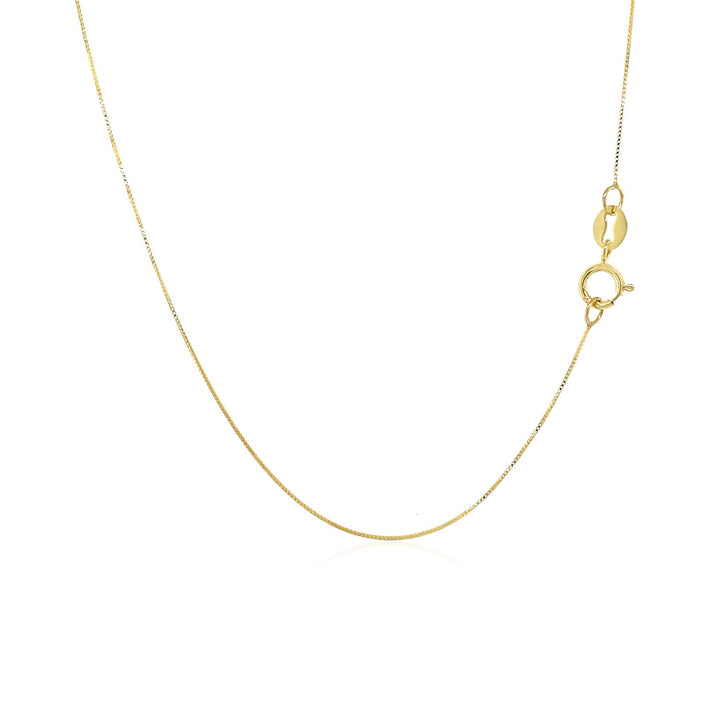 14k Yellow Gold Classic Box Chain (0.40 mm)