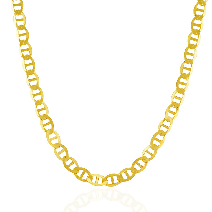 14k Yellow Gold Mariner Link Chain (6.30 mm)