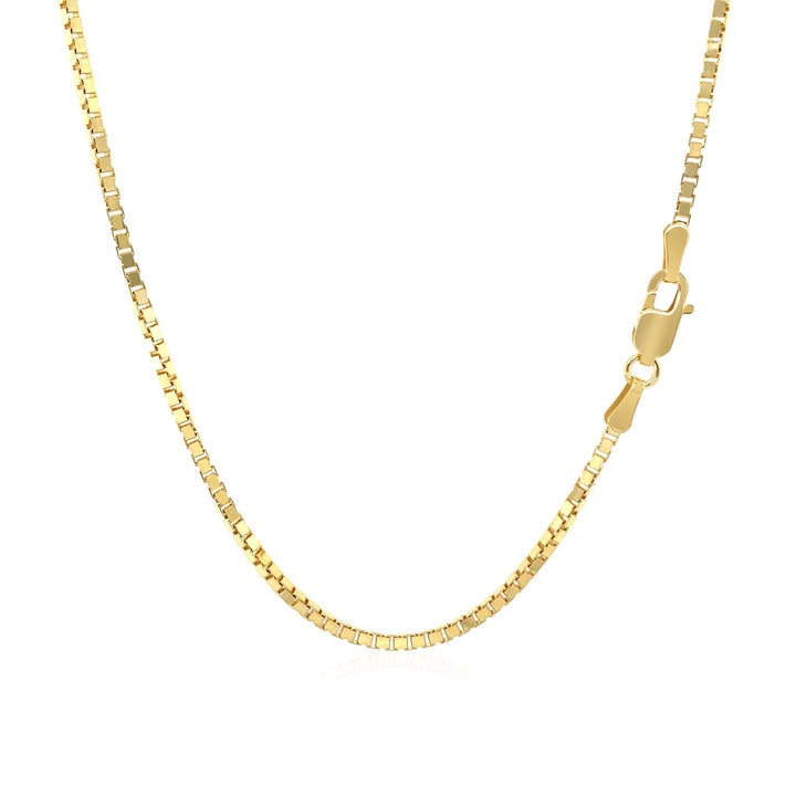 14k Yellow Gold Classic Box Chain (1.40 mm)