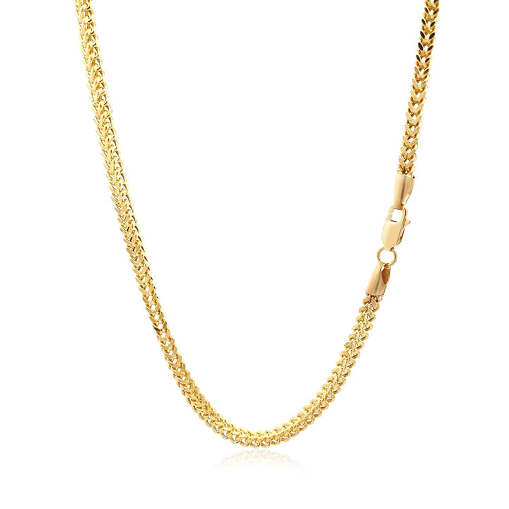 14k Yellow Gold Light Weight Wheat Chain (3.20 mm)