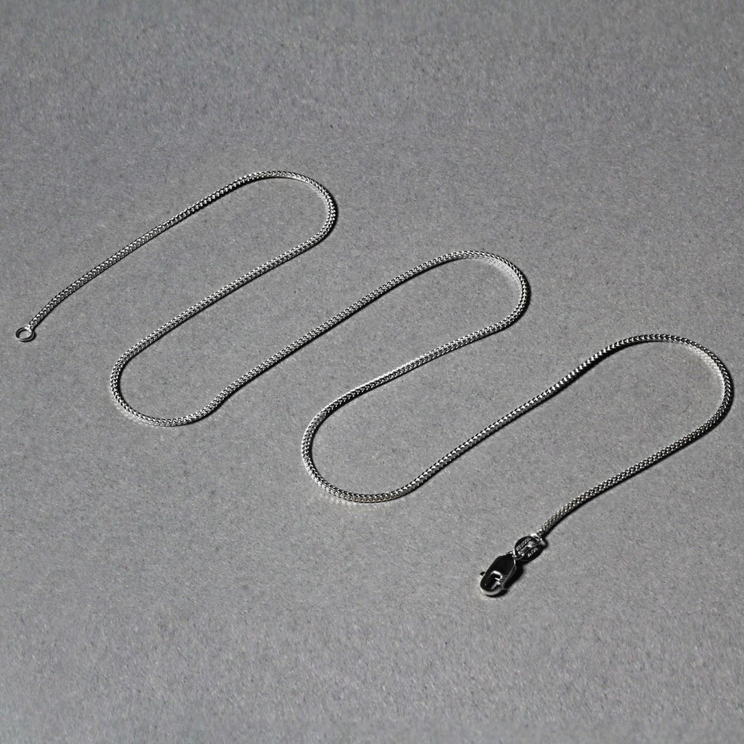 14k White Gold Franco Chain (0.90 mm)