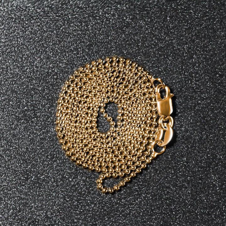 14k Yellow Gold Bead Chain 1.0mm (1.00 mm)