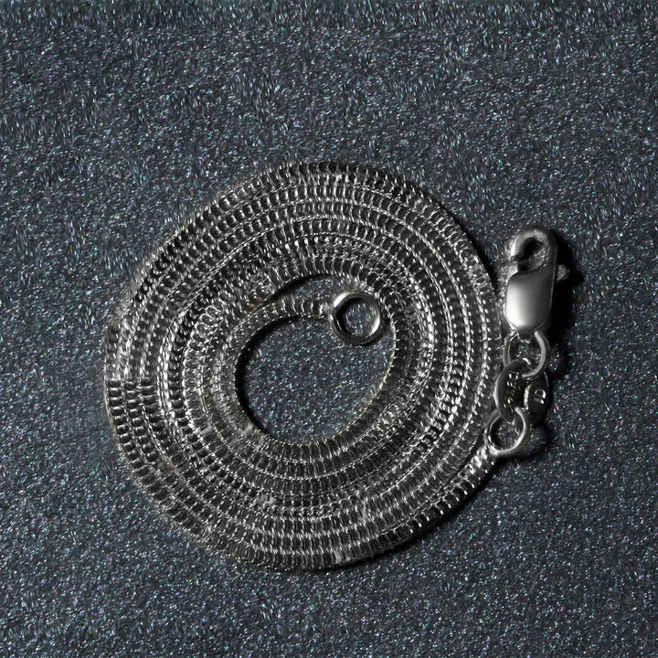 14k White Gold Milano Chain (1.10 mm)