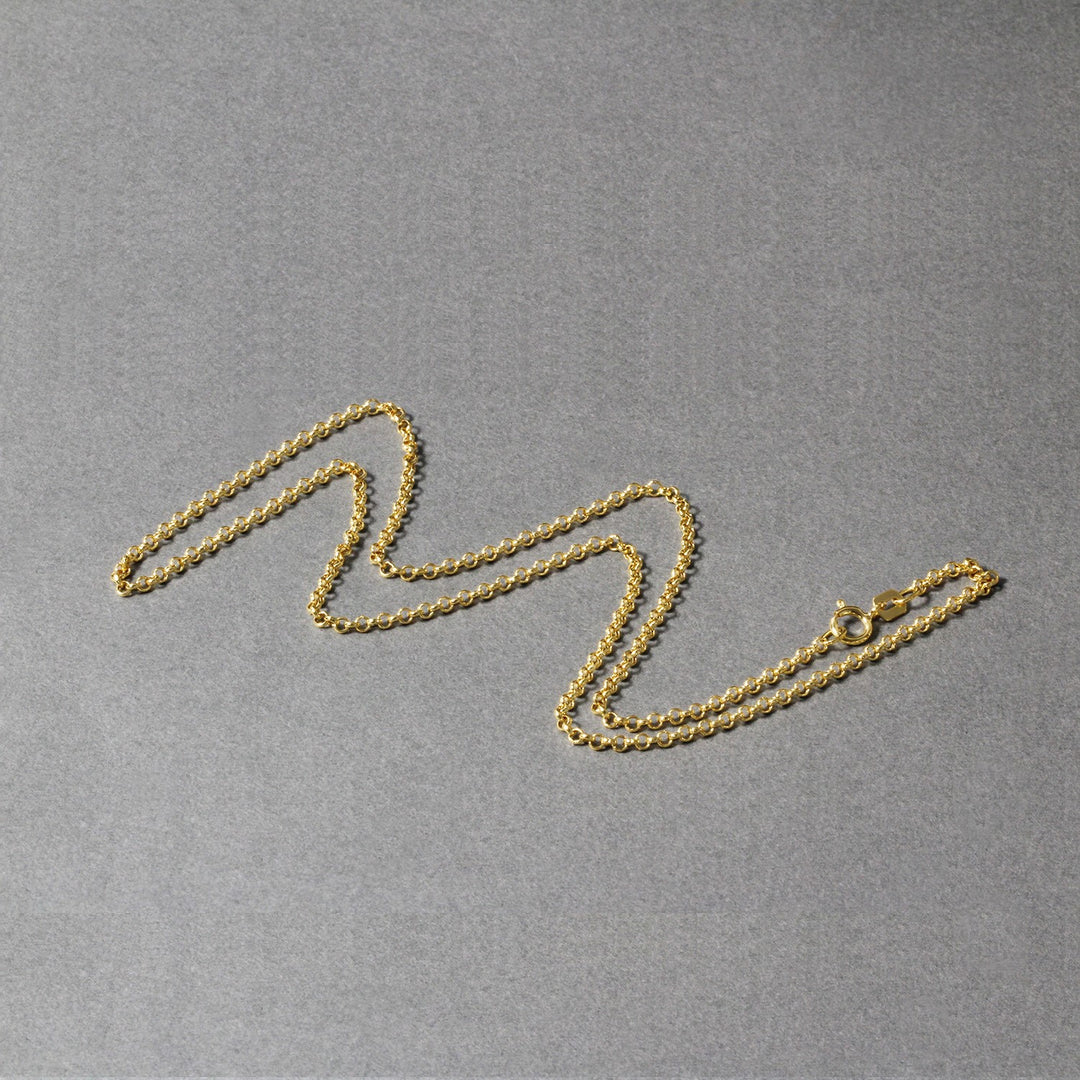 14k Yellow Gold Rolo Chain (1.90 mm)