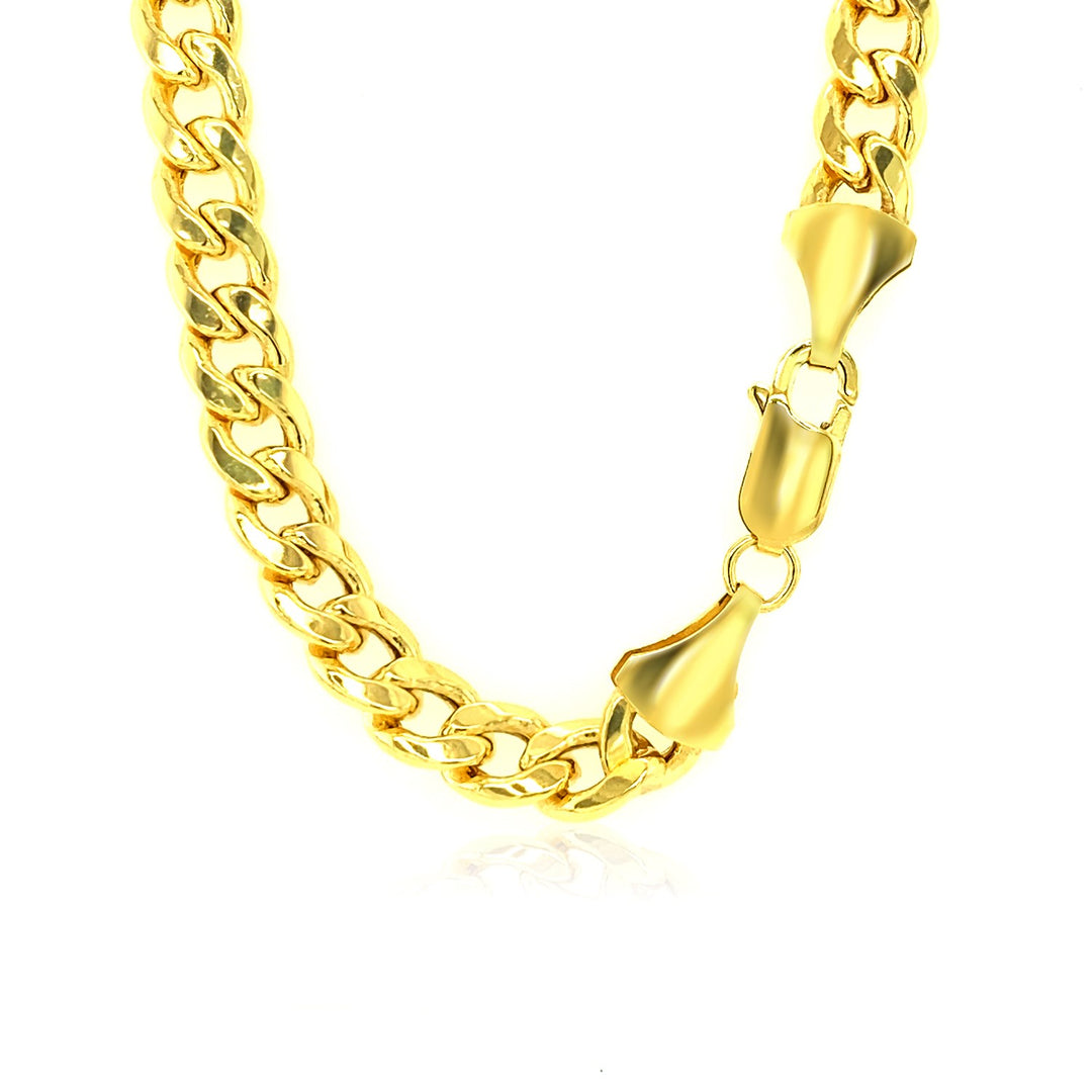 10k Yellow Gold Light Miami Cuban Chain (7.00 mm)