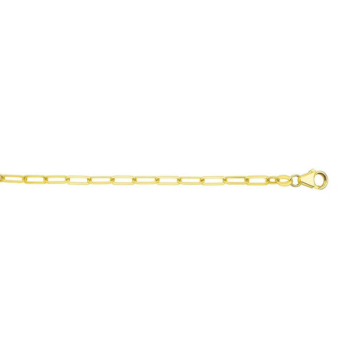 14K Yellow Gold Paperclip Chain (4.0 mm)