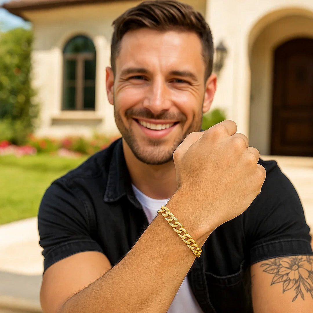 10k Yellow Gold Curb Bracelet (7.00 mm)