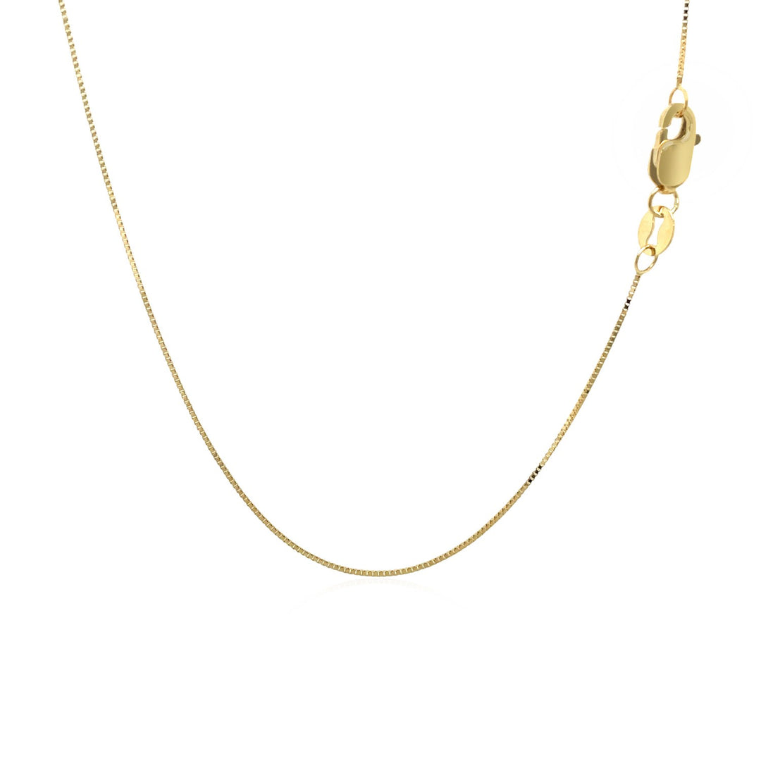 14k Yellow Gold Classic Box Chain (0.45 mm)