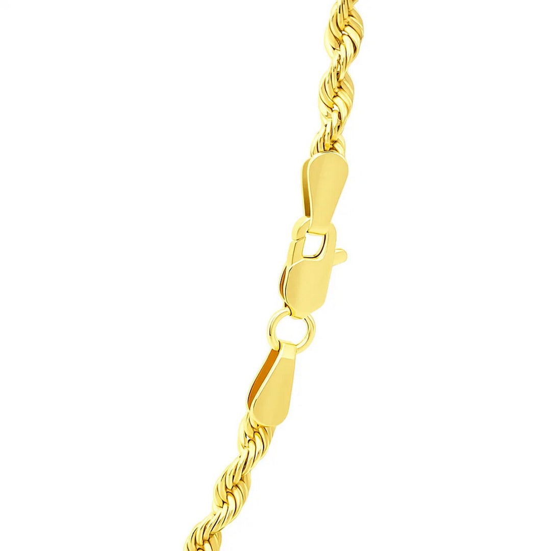 14k Yellow Gold Light Rope Chain (2.5 mm)