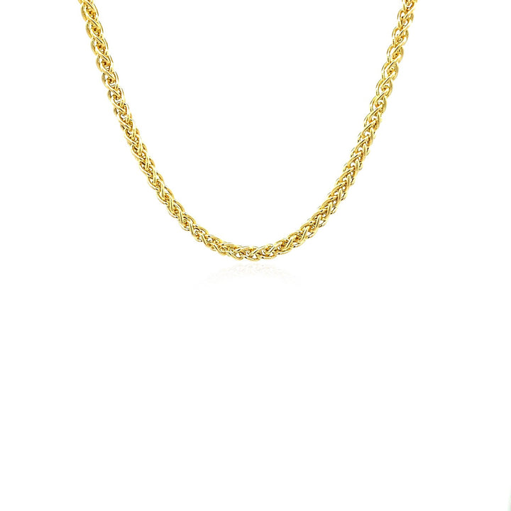 14k Yellow Gold Light Weight Wheat Chain (2.80 mm)