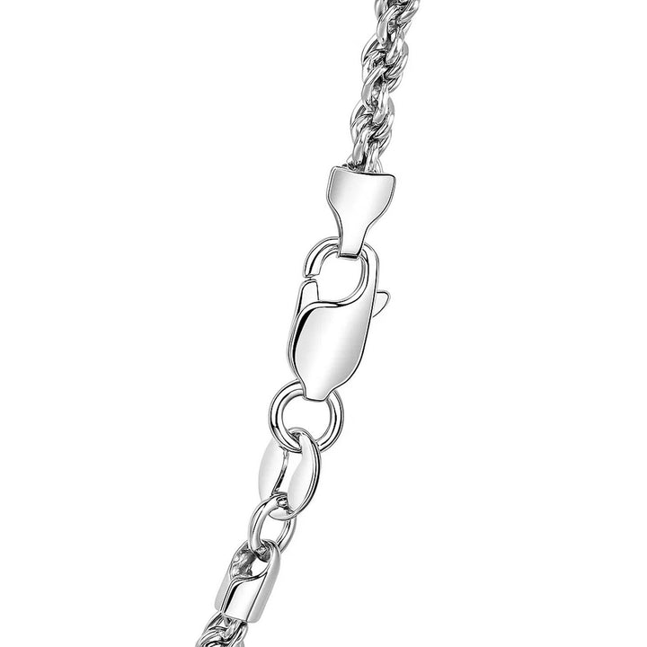 14k White Gold Light Rope Chain (2.00 mm)